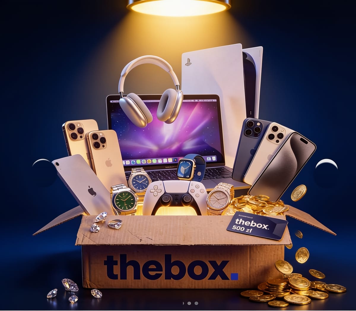 Contenido de la caja thebox: tecnología Apple